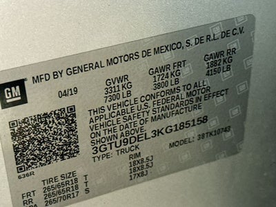 2019 GMC Sierra 1500 SLT