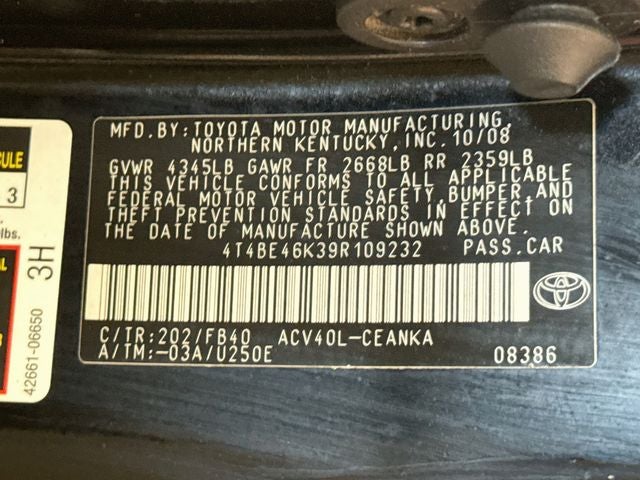 2009 Toyota Camry LE
