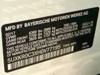 2017 BMW X5 xDrive35i