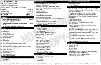 2026 Chevrolet Trax LT