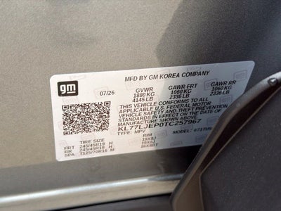 2026 Chevrolet Trax 2RS