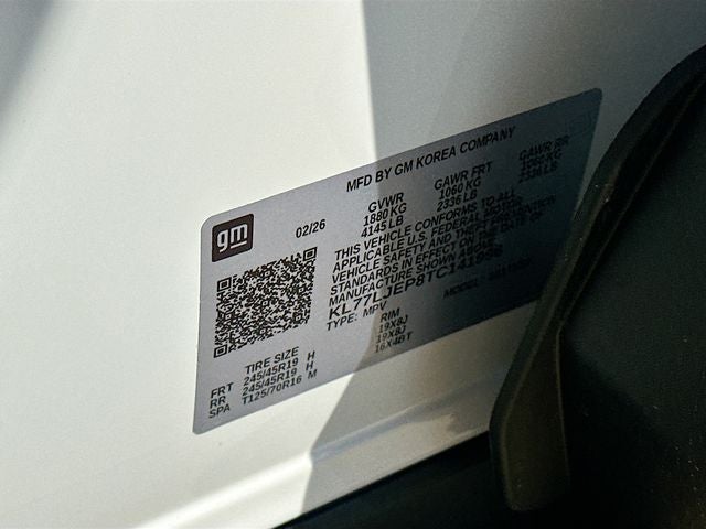 2026 Chevrolet Trax 2RS