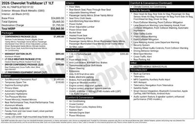 2026 Chevrolet TrailBlazer LT