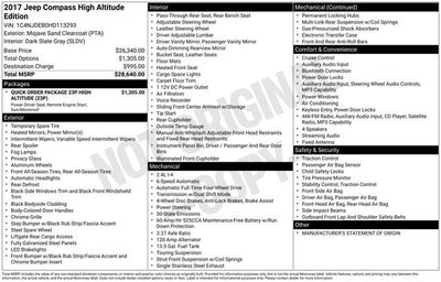 2017 Jeep Compass Latitude