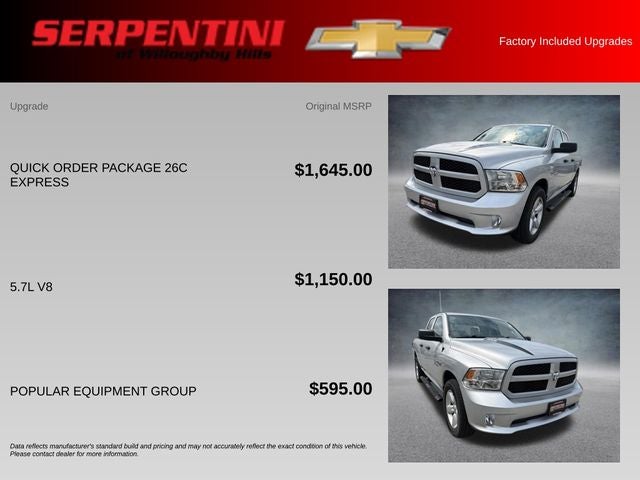 2016 RAM 1500 Express 4WD