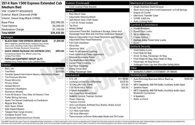 2014 RAM 1500 Express