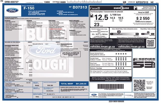 2019 Ford F-150 XLT W/ HEATED SEATS