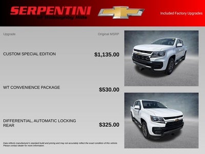 2021 Chevrolet Colorado Work Truck 1 OWNER & CLEAN CARFAX