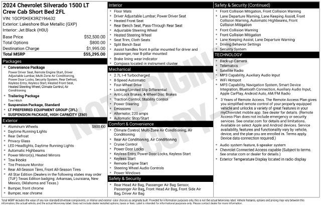 2024 Chevrolet Silverado 1500 LT 4WD