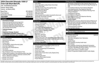 2026 Chevrolet Silverado 1500 LT
