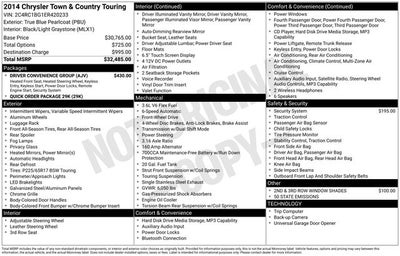 2014 Chrysler Town & Country Touring