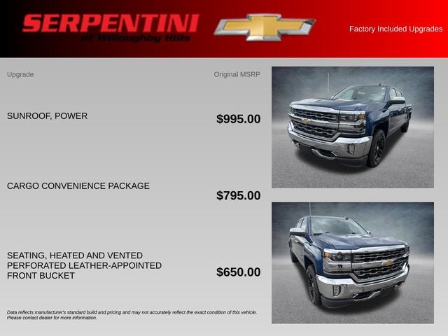 2016 Chevrolet Silverado 1500 LTZ 1LZ