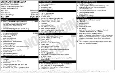 2024 GMC Terrain SLE AWD