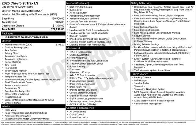 2025 Chevrolet Trax LS