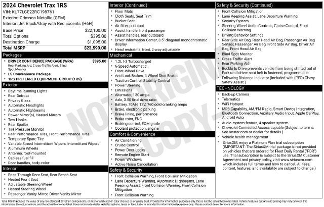2024 Chevrolet Trax 1RS