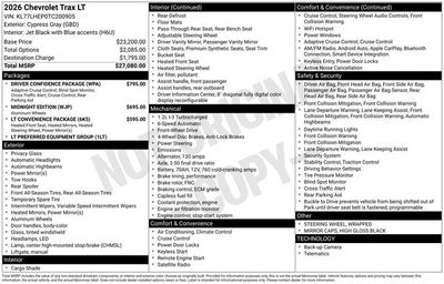 2026 Chevrolet Trax LT