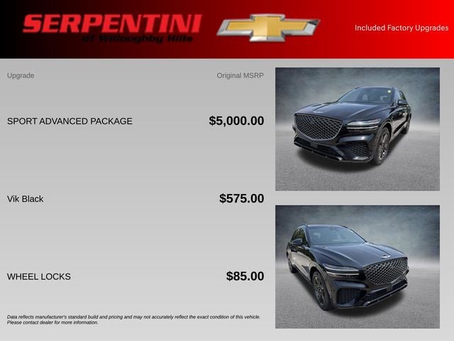 2022 Genesis GV70 3.5T Sport AWD W/ PANO ROOF