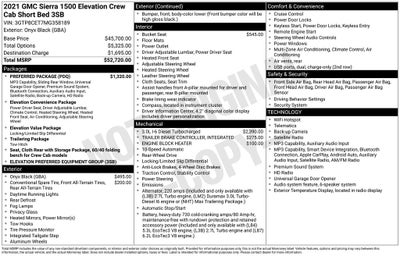 2021 GMC Sierra 1500 Elevation DIESEL