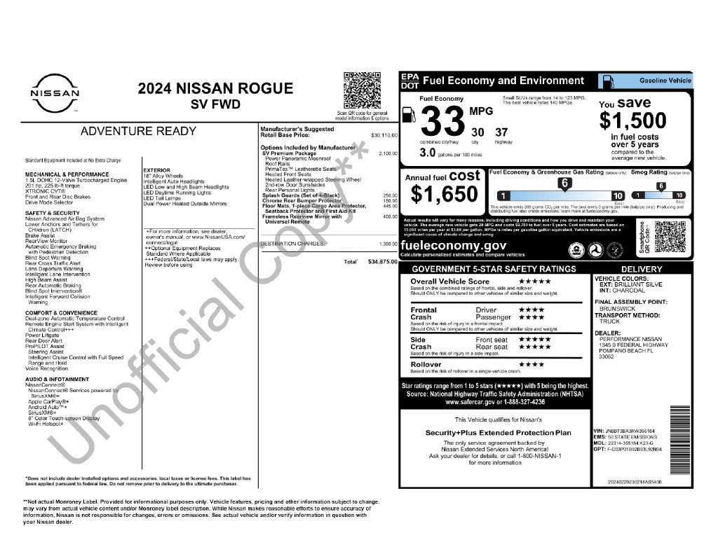 2024 Nissan Rogue SV w/Premium Package