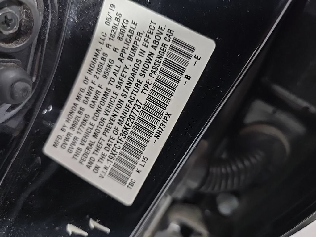 2019 Honda Civic EX
