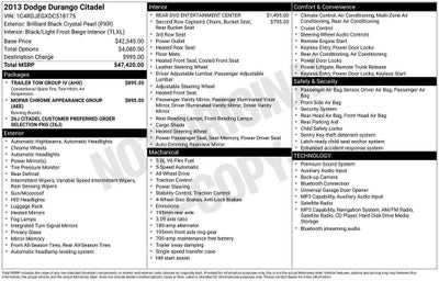 2013 Dodge Durango Citadel