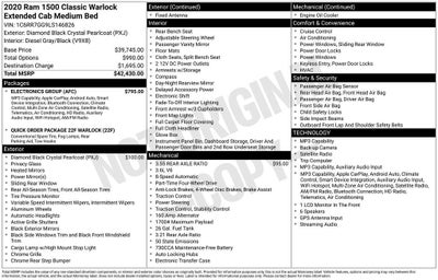2020 RAM 1500 Classic Warlock