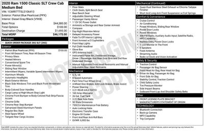 2020 RAM 1500 Classic SLT