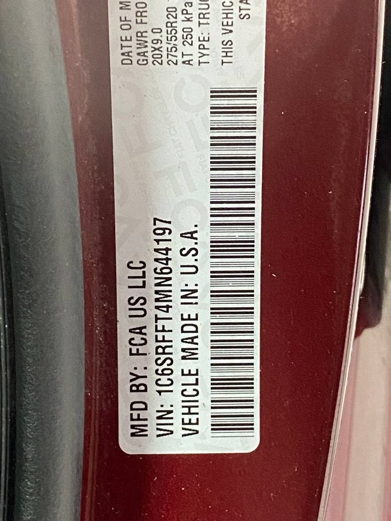 2021 RAM 1500 Big Horn Crew Cab 4x4 5'7" Box