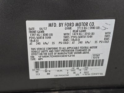 2017 Ford Explorer XLT