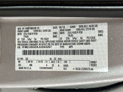 2018 Ford Escape SE