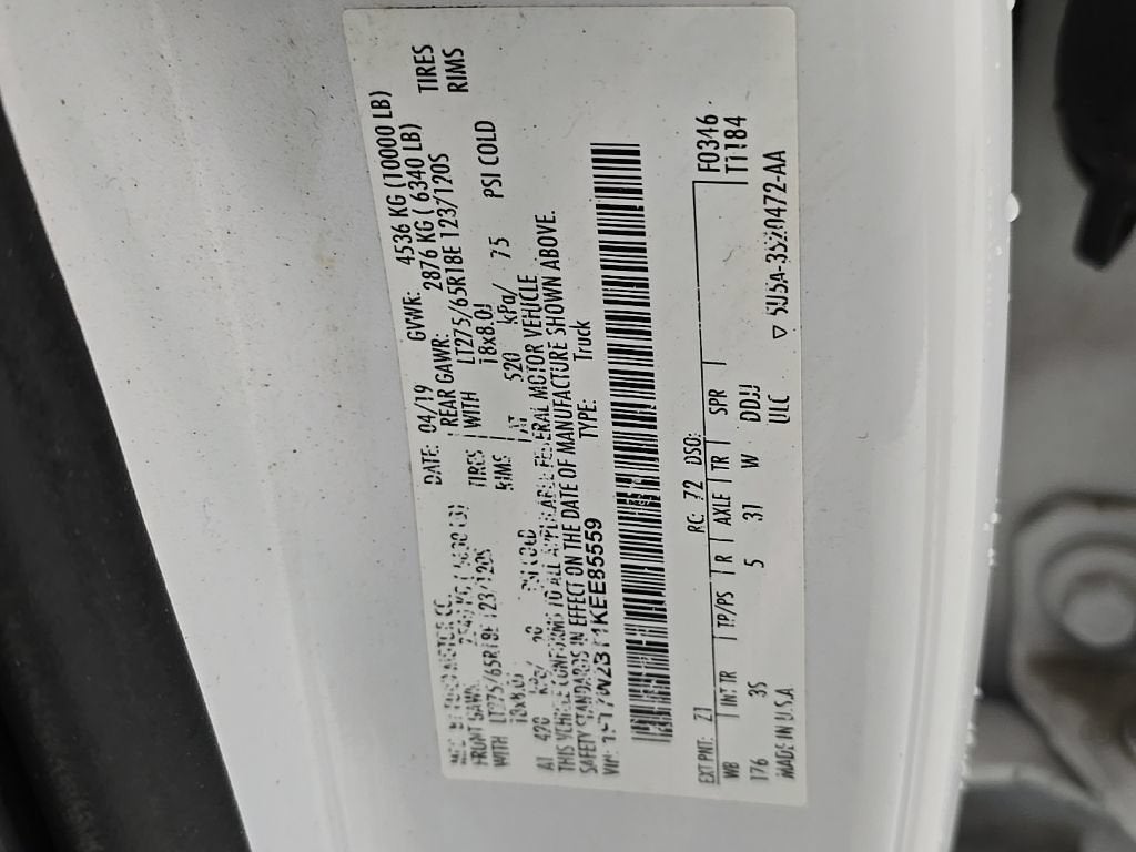 2019 Ford Super Duty F-250 SRW XL
