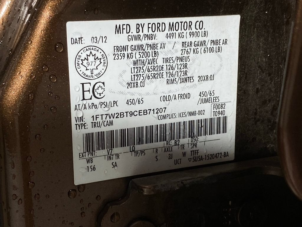 2012 Ford Super Duty F-250 SRW XL