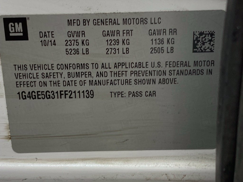 2015 Buick LaCrosse Premium I