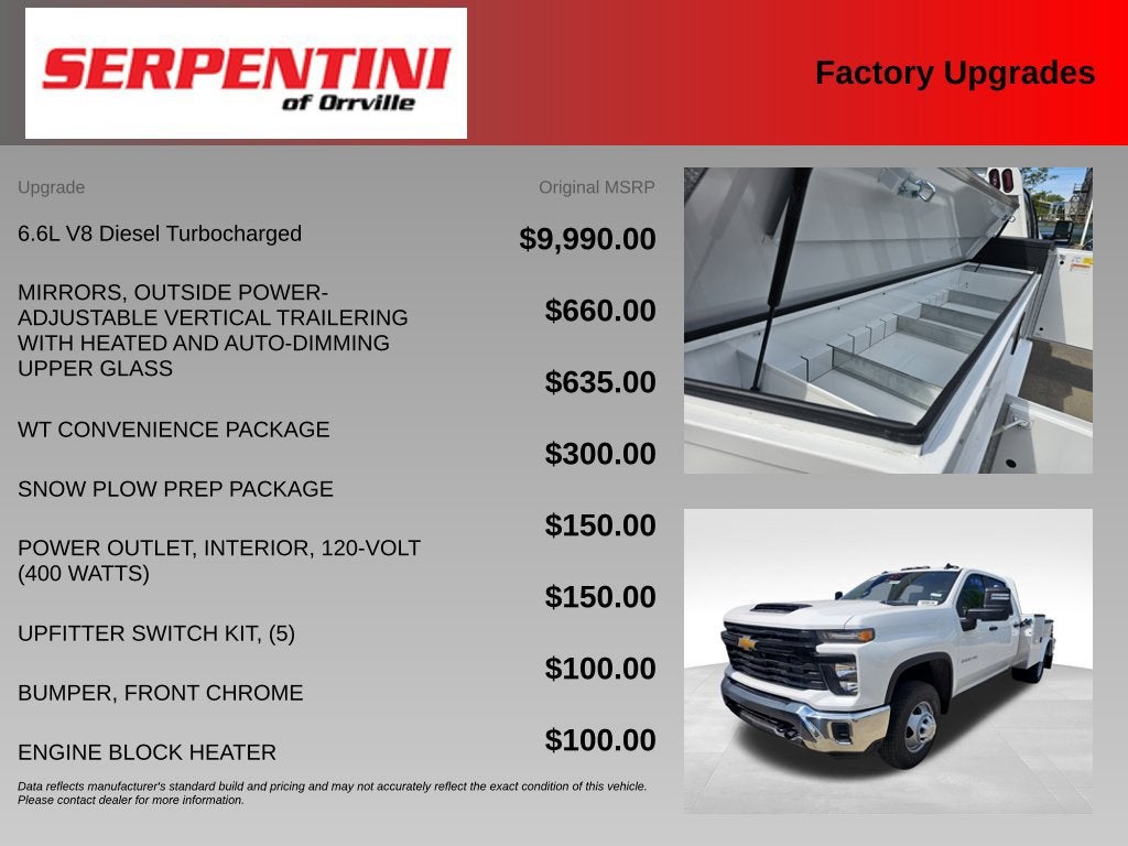 2026 Chevrolet Silverado 3500 HD Chassis Cab Work Truck