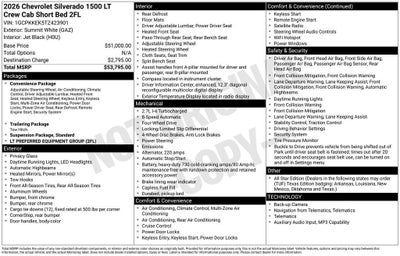 2026 Chevrolet Silverado 1500 LT (2FL)