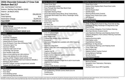 2026 Chevrolet Colorado LT