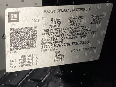 2020 Chevrolet Tahoe LS