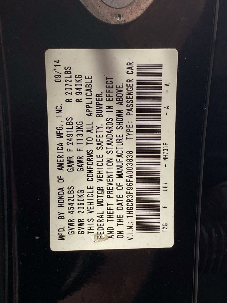 2015 Honda Accord Touring