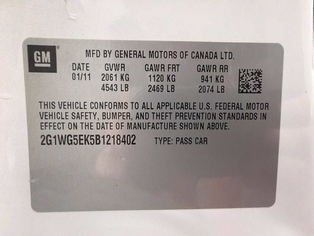 2011 Chevrolet Impala LT Fleet