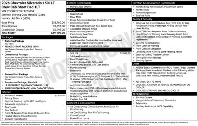 2026 Chevrolet Silverado 1500 LT
