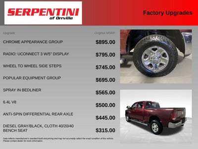 2018 RAM 2500 Tradesman Crew Cab 4x4 6'4" Box