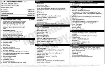 2026 Chevrolet Equinox LT