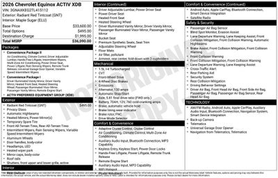 2026 Chevrolet Equinox ACTIV