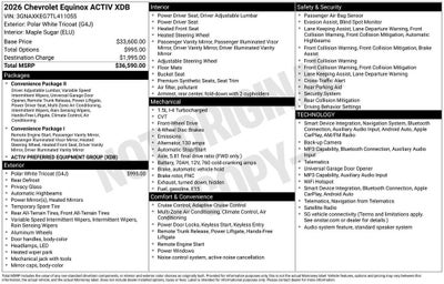 2026 Chevrolet Equinox ACTIV