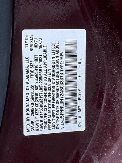 2010 Honda Odyssey EX-L
