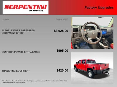 2009 HUMMER H3 H3T Alpha Leather