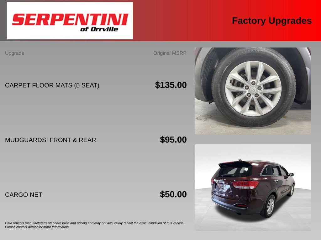 2018 Kia Sorento 2.4L LX