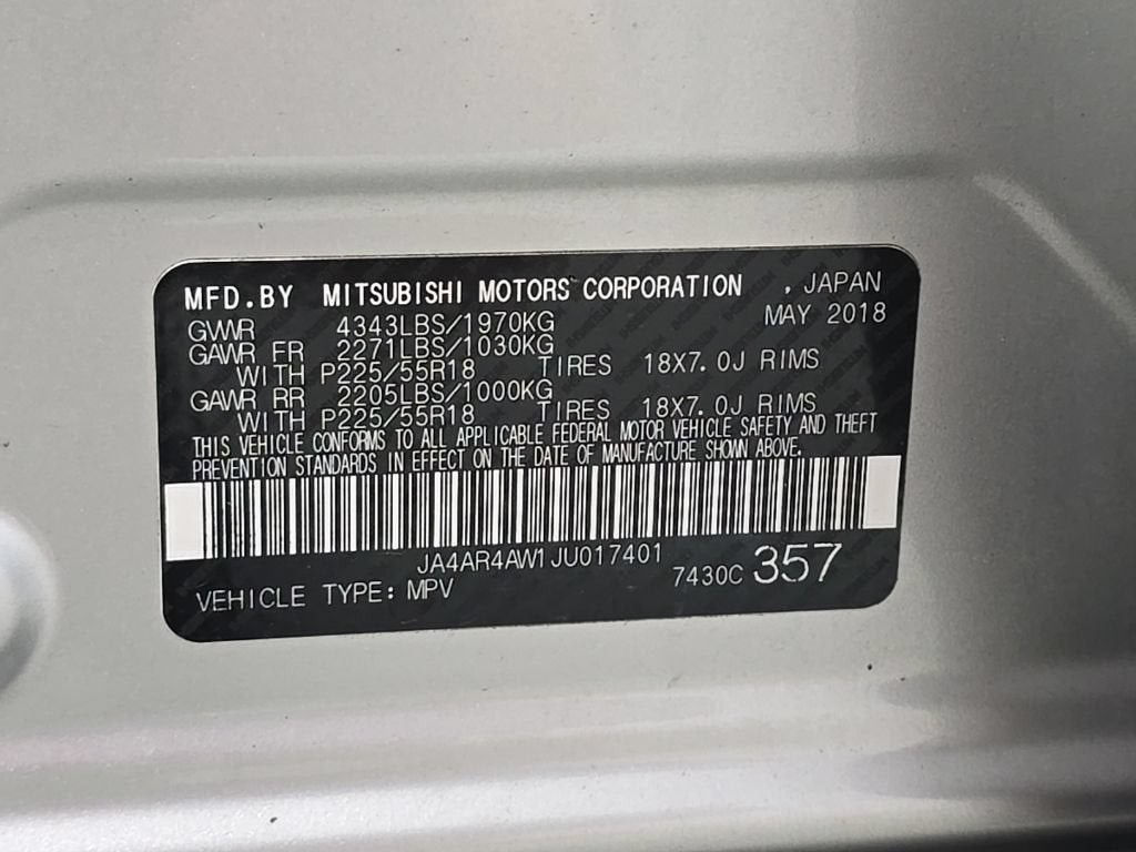 2018 Mitsubishi Outlander Sport 2.4 SEL