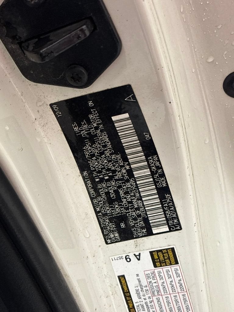 2010 Toyota FJ Cruiser Base