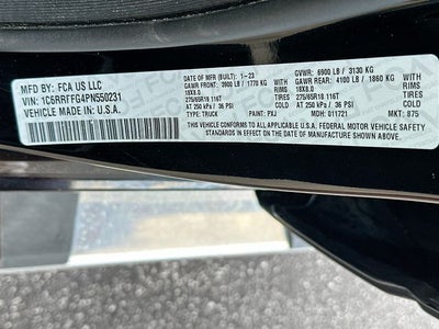 2023 RAM 1500 Big Horn/Lone Star 4X4/TOW PACKAGE